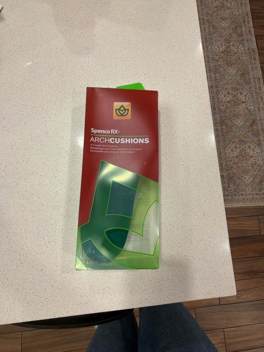Spenco RX Arch Cushions - 3/4 Length Insoles - Women's 7-8, Men's 6-7